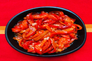 Poivrons grillés en salade