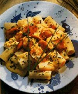 Rigatonis aux coquilles Saint-Jacques