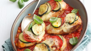 Blancs de poulet à la napolitaine